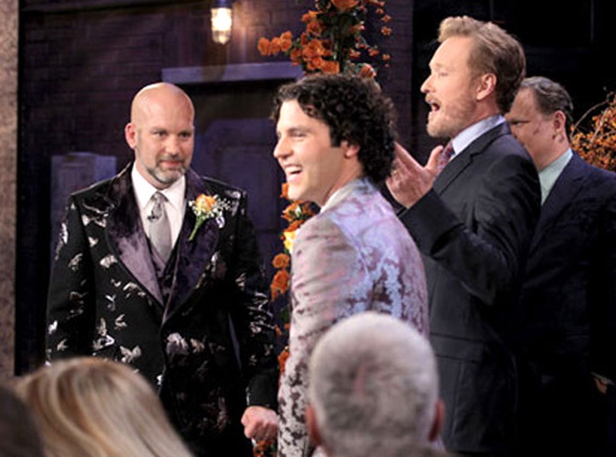 Conan O Brien, Scott Cronick, David Gorshein